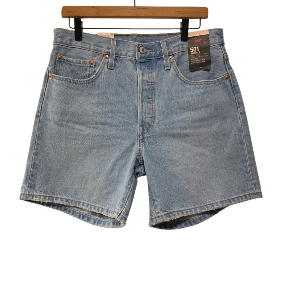 NWOT Levi's 501 Light Blue Denim Jean Shorts
